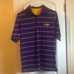 Antigua LSU Dri-Fit polo